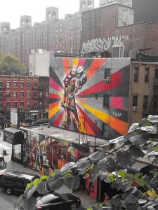 Samsung Galaxy Note II Filtered Shot: Highline Artwork in NYC
