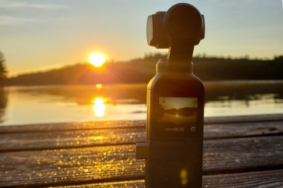 Osmo Pocket Camera Recording Sunrise